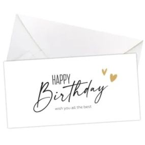 Конверт для грошей Happy birthday 3412-0092 Різнокольоровий shop (2000042528959)