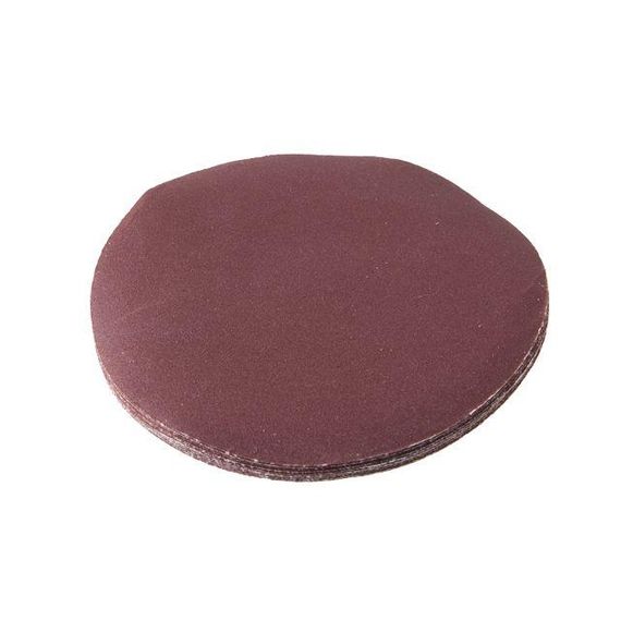 Круг наждачний самоклейний 125 мм, папір класу С, К240, 10 од. INTERTOOL BT-0524 | Зображення 1