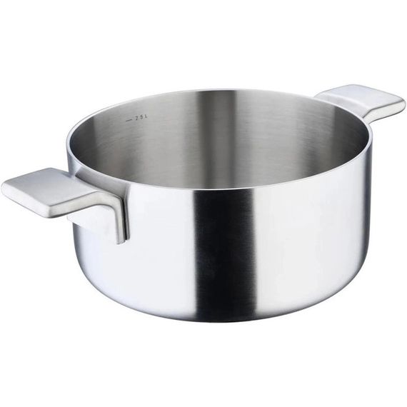 Кастрюля с крышкой MasterРro by alessi BGMP-2215 20 см 2.9 л серая