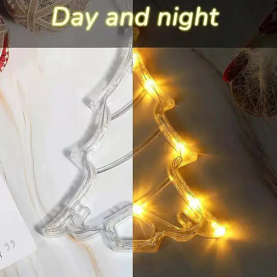 Різдвяна світлодіодна гірлянда штора, новорічна світлодіодна гірлянда штора мікс LED-завіса з фігурами знижка | Зображення 5