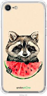 Чохол на iPhone SE 2020 Єнотик з кавуном "4605sp-2013-2448"