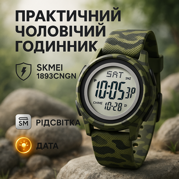 Часы армейские оригинал, Практичные спортивные мужские часы Стильные тактические для мужчин SA-53