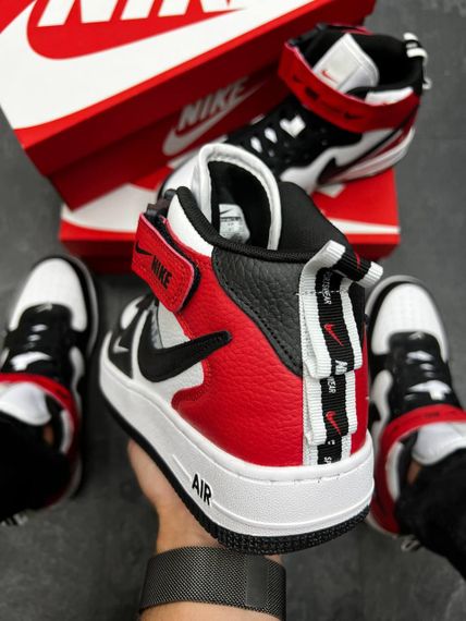 Кросівки чоловічі N-ike Air Force Mid Utility Gray Black 44 - 28 см | Зображення 8