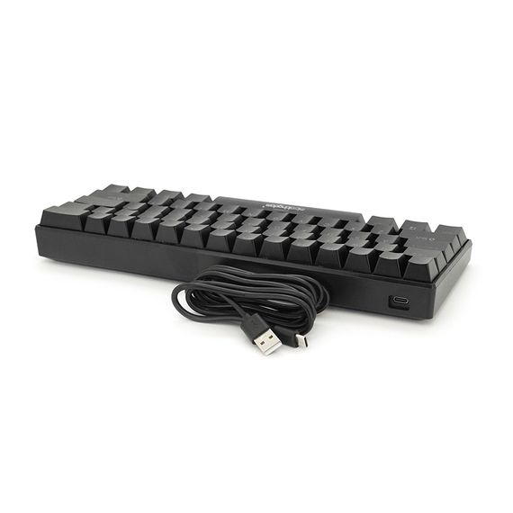 Клавіатура Bluetooth з підсвічуванням MK-61, розкладна, 61 клавіша, (Eng), Black, Box | Зображення 2