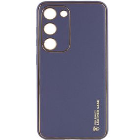 Шкіряний чохол Xshield для Samsung Galaxy S23 Серый / Lavender Gray