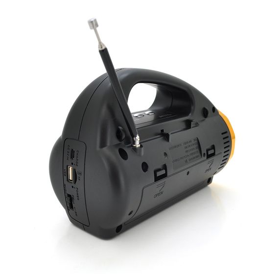 Радиоприемник GOLON RX-711BT, FM радио, Вход microSD, USB, AUX, корпус пластмасс | Зображення 1