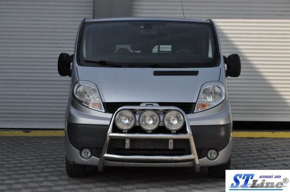Кенгурятник WT018 (нерж.) для Opel Vivaro 2001-2015 гг | Зображення 3