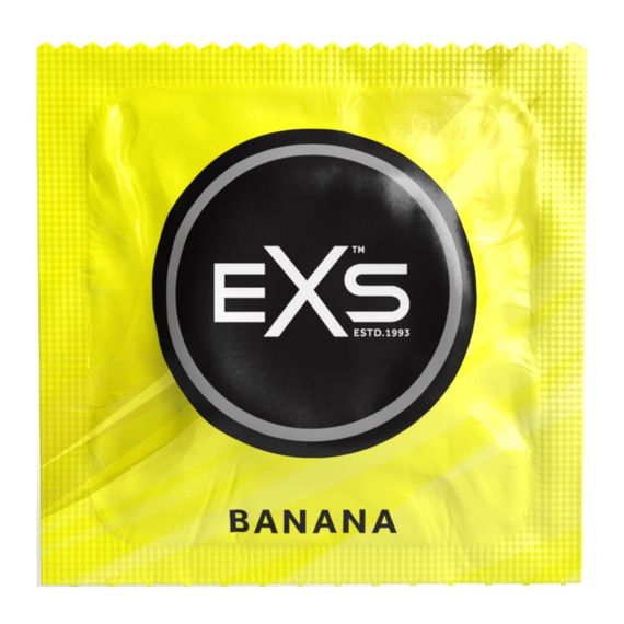 Презервативы Exs Banana со вкусом банана, стандартного размера (цена за 5 шт.) sexstyle