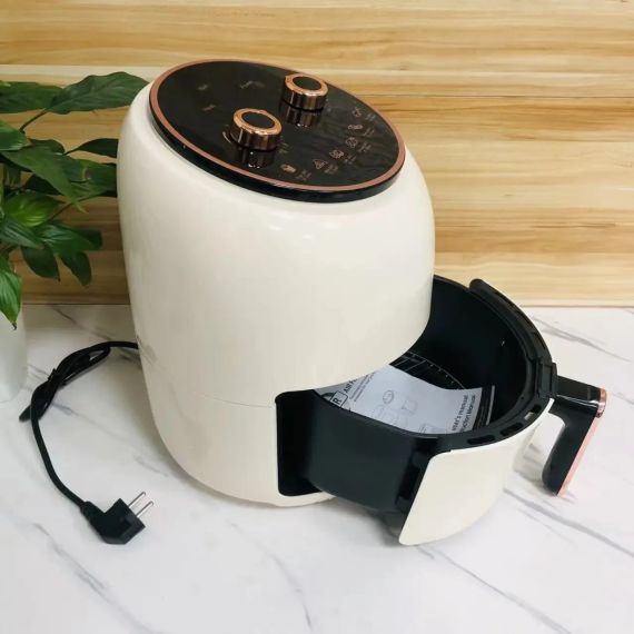 Мультипечь бытовая Rainberg  RB-2318 3800 Вт Белый аэрофритюрница с антипригарной корзиной 8.5л | Зображення 4
