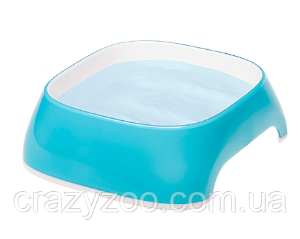 Миска для собак та котів Ferplast Glam Extra Small пластикова блакитна 13x12x3.5 см 200 мл 71208015 | Зображення 2