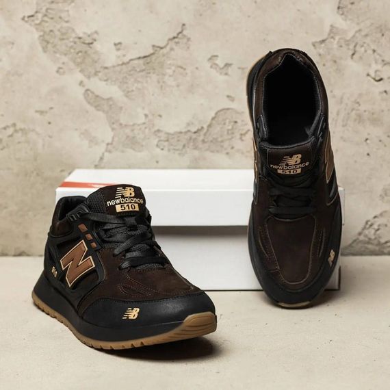 Кросівки шкіряні  New Balance коричневі | Зображення 7