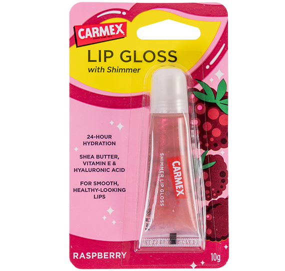 Блеск для губ Carmex Lip Gloss with Shimmer - Raspberry (10 г)