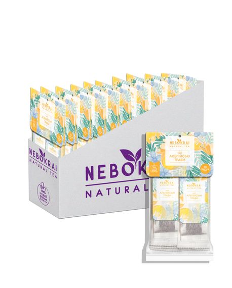 Чай NEBOKRAI Альпійські трави на чашку по 10 шт