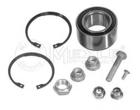 Підшипник маточини SEAT CORDOBA, TOLEDO I, VW CADDDY II, VENTO 83-04 перед. міст (Вир-во MEYLE) MEYLE 1004980035 на VW GOLF Mk II (19E, 1G1)