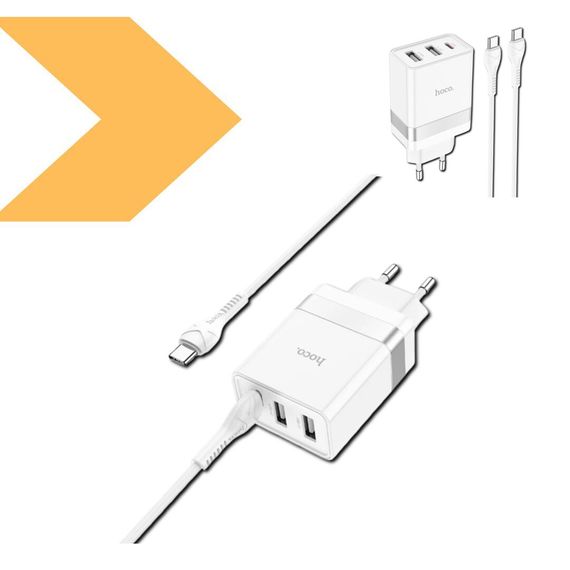Зарядне Устройство Hoco N21 Pro PD30W+QC3.0 Type-C to IP (33291-01_358) | Зображення 1