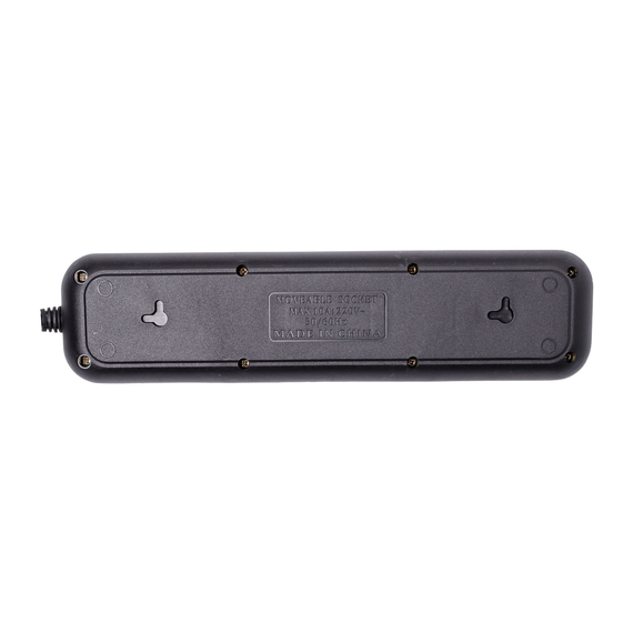 Мережевий фільтр 4.35 м подовжувач на 4 розетки з 3 USB 1 Type-C та кнопкою відключення HP-5-14 | Зображення 6