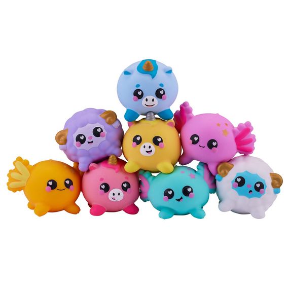 Коллекционная игрушка-антистресс "Единорог Цаппи" Smooshzees 08225 серии Luvzees | Зображення 5