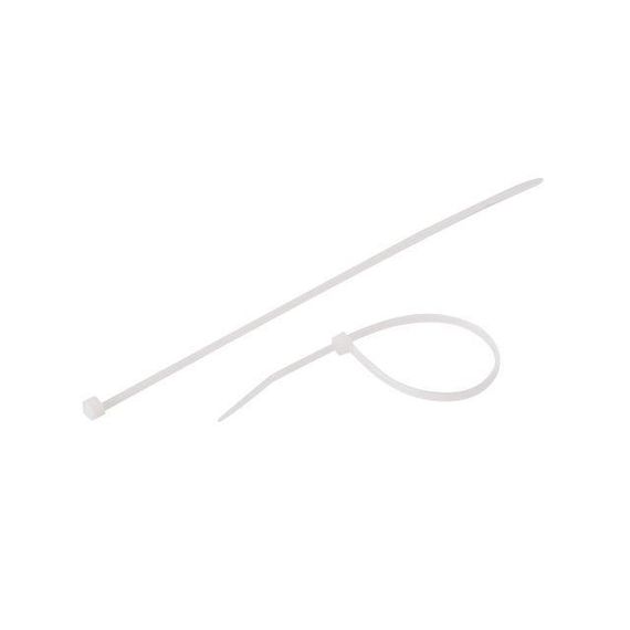 Хомут пластиковий білий (стійка нейлонова), 2.5x150 мм INTERTOOL TC-25151 | Зображення 2