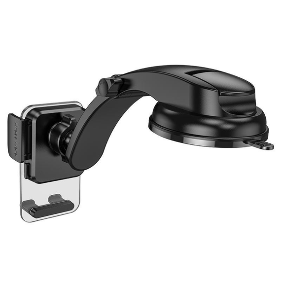 Автотримач Hoco CA118 Delicate 360° для приладової панелі на затискачах 4,5-7" Чорний | Зображення 2