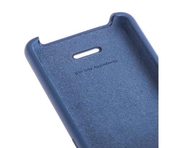 Чехол Silicone Cover Case для Xiaomi Redmi 6 (Синий) | Зображення 2