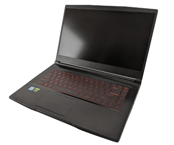 Ігровий ноутбук MSI GF65 Thin 9SEXR / 15.6" (1920x1080) IPS / Intel Core i5-9300H (4 (8) ядра по 2.4 - 4.1 GHz) / 16 GB DDR4 / 240 GB SSD / nVidia GeForce RTX 2060, 6 GB GDDR6, 192-bit / WebCam б/в | Зображення 1