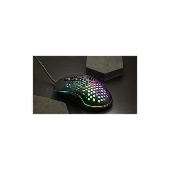Мишка XO M4 4000 DPI RGB USB Black (XO-M4-BK) | Зображення 6