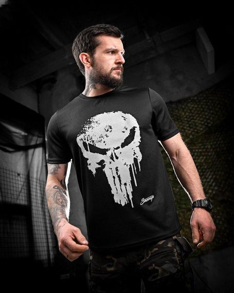 Тактична потоотводна футболка каратель ДЛ7030