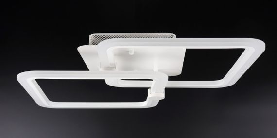 Люстра світлодіодна стельова LED світильник для квартири на стелю лед з пультом 25765 Білий 10х41х63 см.