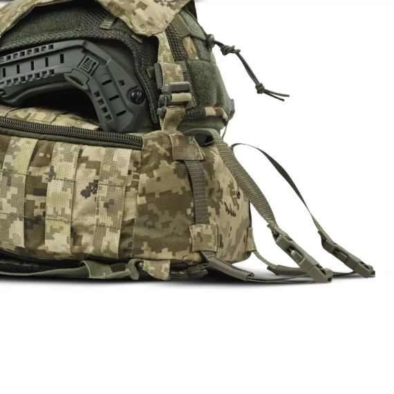Тактичний рюкзак DP20 Піксель, військовий рюкзак Ukrarmor укрармор, штурмовий рюкзак ЗСУ страйкбол подорожі 20л MOLLE | Зображення 6