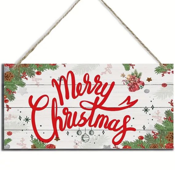 Дерев'яна табличка-постер

Merry Christmas | Зображення 1