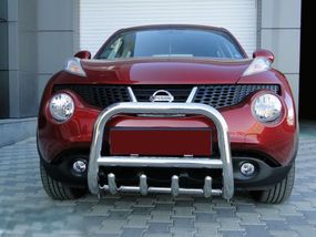Кенгурятник QT006 (нерж) для Nissan Juke 2010-2019 гг