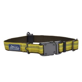 Ошейник светоотражающий для собак Coastal K9 Explorer Collar, 30-46 см, желтый