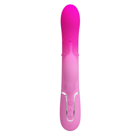 Вибратор-кролик с шариками в корпусе PRETTY LOVE Shima розовый, 22.6 х 3.4 см sexstyle | Зображення 1