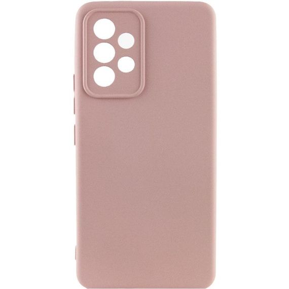 Чехол Silicone Cover Ummi Lakshmi Full Camera (AA) для Samsung Galaxy A53 5G Розовый / Pink Sand