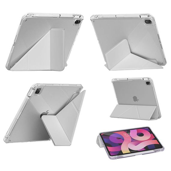 Чохол до планшета BeCover Ultra Slim Origami Transparent Apple iPad Mini 7 2024 Gray (712935) | Зображення 4