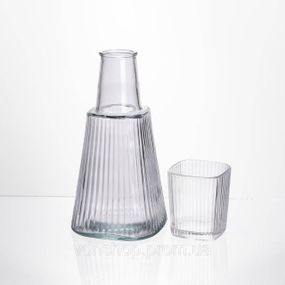 Кувшин 1 литр со стаканом 1 шт по 200 мл Прозрачный HP-19-PYF-1