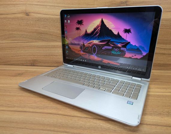 Ноутбук-трансформер Б-клас HP ENVY x360 15t-w200 / 15.6" (1920x1080) IPS Touch / Intel Core i7-7500U (2 (4) ядра по 2.7 - 3.5 GHz) / 8 GB DDR4 / 240 GB SSD / Intel HD Graphics 620 / WebCam / Windows 10 б/в + Подарунок Бездротова миша / USB | Зображення 4