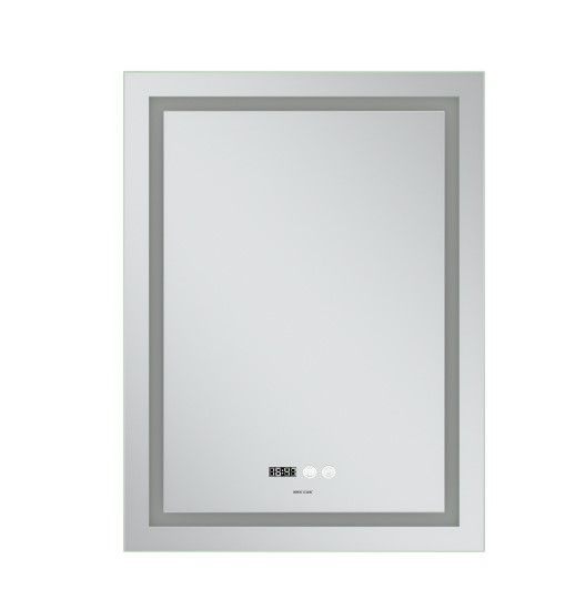 Дзеркало Mixxus Premium FLASH MR21-60x80 (LED Touch, Anti-fog, годинник) (MP6617) | Зображення 3