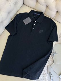 Сорочка поло Louis Vuitton Damier Signature Black f729