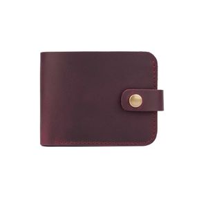 Кошелек mini redison Wally Burgundy кожаный