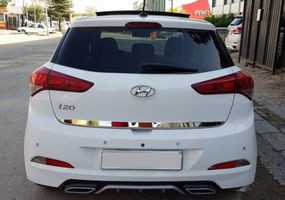 Кромка багажника 2014-2018 (нерж.) для Hyundai I-20