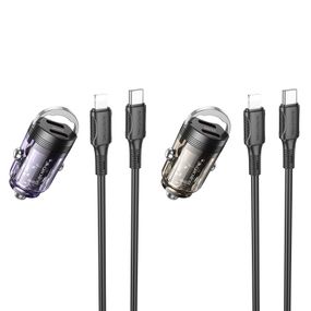 АЗП Borofone BZ29B Outstanding PD36W (2C) + Type-C to Lightning