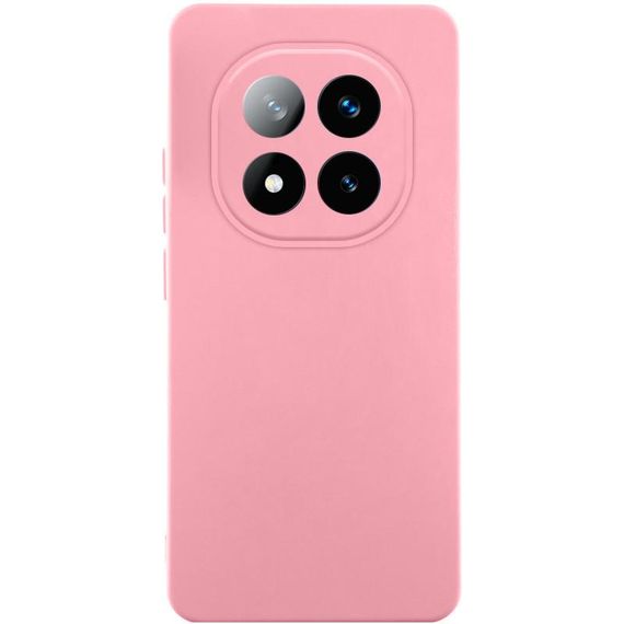 Чохол TPU GETMAN Liquid Silk Full Camera для Xiaomi Redmi Note 14 Pro+ 5G Рожевий / Pink