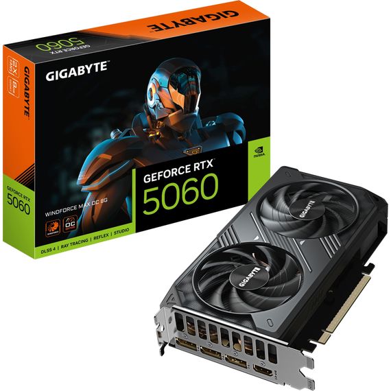 Відеокарта GIGABYTE GeForce RTX5060 8Gb WINDFORCE MAX OC (GV-N5060WF2MAX OC-8GD) | Зображення 9