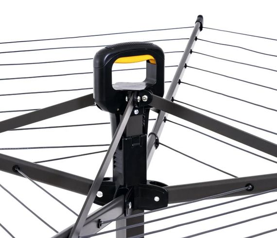 Сушарка для білизни підлогова Casa Si Pop-Up Rotary 20m Anthracite (CS92039B) | Зображення 3