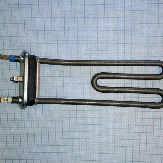 Тен 1950w L-205 для пральних машин Indesit, Ariston, без отвору, вигнута з бортом.Thermowatt(Італія) | Зображення 1