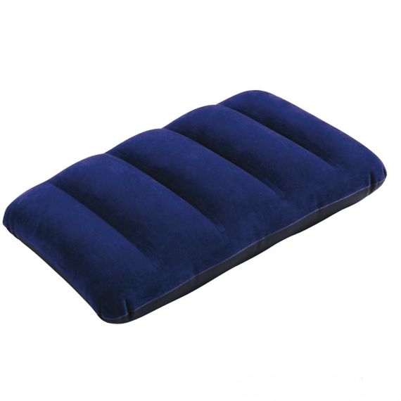 Надувной матрас с подушкой и насосом Intex Classic Downy Airbed 191х76х25см | Зображення 3