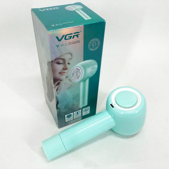 Машинка для видалення катишків VGR V-813, Машинка для стрижки котишок. Колір: зелений | Зображення 9