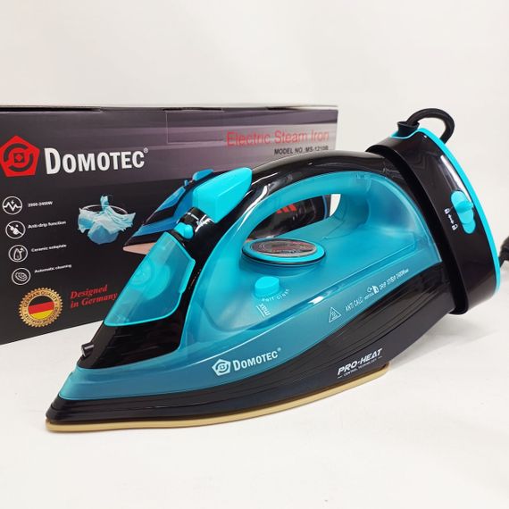 Электрические утюги с паром Domotec, Мощный утюг для быстрой глажки, Утюг для одежды на пару CK-21 | Зображення 5