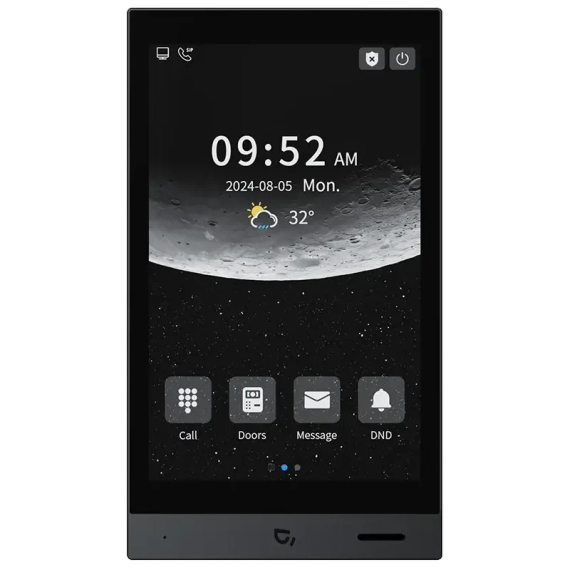 Dnake H616 BLACK 8' Android 10 Відеодомофон - Монітори | Зображення 2